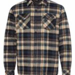 Men's Quilted Flannel Shirt Jacket