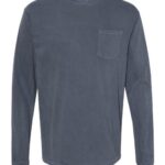 Unisex Garment-Dyed Heavyweight Long Sleeve Pocket T-Shirt