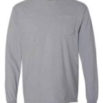 Unisex Garment-Dyed Heavyweight Long Sleeve Pocket T-Shirt
