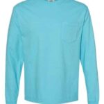 Unisex Garment-Dyed Heavyweight Long Sleeve Pocket T-Shirt