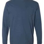 Unisex Garment-Dyed Heavyweight Long Sleeve Pocket T-Shirt