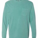Unisex Garment-Dyed Heavyweight Long Sleeve Pocket T-Shirt