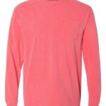 Unisex Garment-Dyed Heavyweight Long Sleeve Pocket T-Shirt