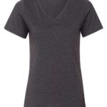 Women's Relaxed Heather CVC V-Neck Tee