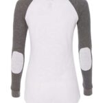 Women’s Preppy Patch Slub Long Sleeve T-Shirt