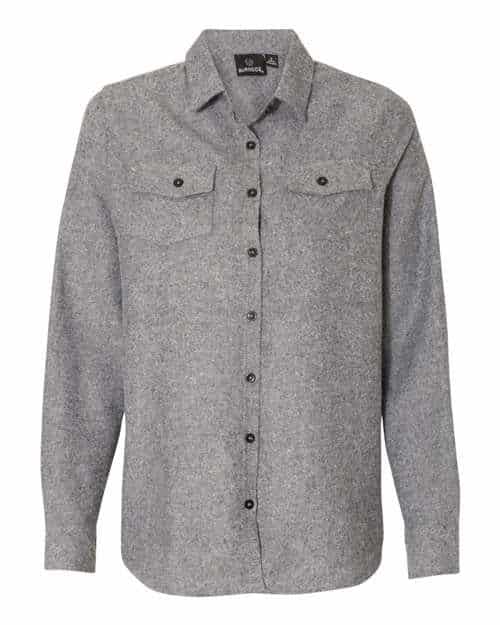 Women's Solid Flannel Shirt