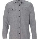 Men's Solid Flannel Shirt