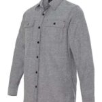 Men's Solid Flannel Shirt