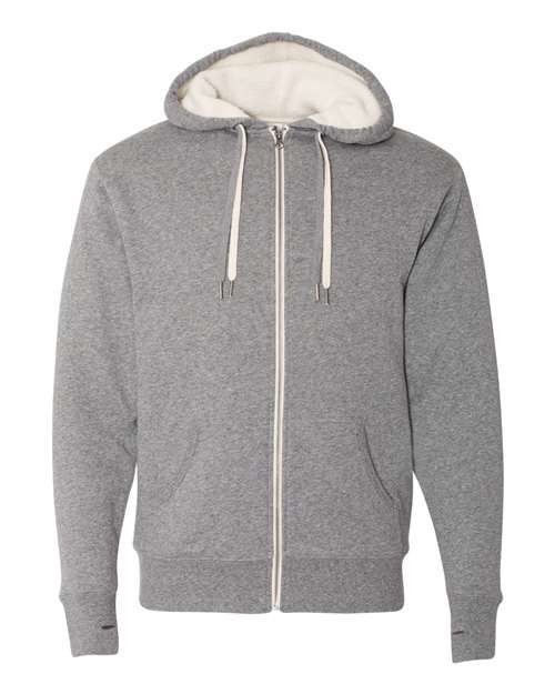 Unisex Sherpa-Lined Hooded Sweatshirt