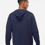 Unisex Lightweight Full-Zip Hooded Sweatshirt