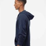 Unisex Lightweight Full-Zip Hooded Sweatshirt