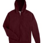 Unisex EcoSmart® Full-Zip Hooded Sweatshirt