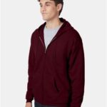 Unisex EcoSmart® Full-Zip Hooded Sweatshirt