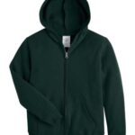 Youth EcoSmart® Full-Zip Hooded Sweatshirt