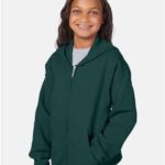 Youth EcoSmart® Full-Zip Hooded Sweatshirt