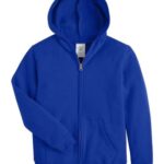 Youth EcoSmart® Full-Zip Hooded Sweatshirt