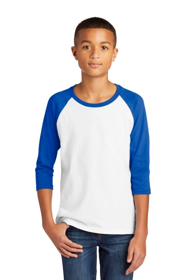 DISCONTINUED  Gildan  ®  Heavy Cotton  ™  Youth 3/4-Sleeve Raglan T-Shirt. 5700B