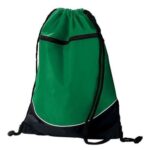 Tri-Color Drawstring Backpack