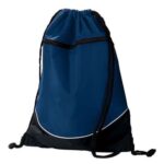Tri-Color Drawstring Backpack