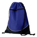 Tri-Color Drawstring Backpack