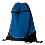 Tri-Color Drawstring Backpack