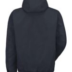 Men's Blended Duck Zip-Front Hooded Jacket