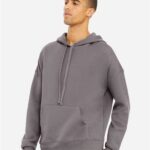 Unisex Sponge Fleece Drop Shoulder Hoodie Sweatshirt