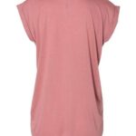 Women’s Flowy Rolled Cuffs Muscle Tee