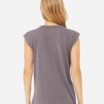 Women’s Flowy Rolled Cuffs Muscle Tee