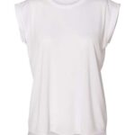 Women’s Flowy Rolled Cuffs Muscle Tee