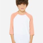 Youth Three-Quarter Sleeve Baseball Tee