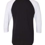 Unisex 50/50 Raglan Three-Quarter Sleeve Tee