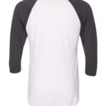 Unisex 50/50 Raglan Three-Quarter Sleeve Tee