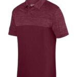 Unisex Shadow Tonal Heather Polo