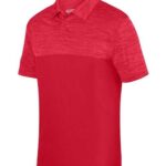 Unisex Shadow Tonal Heather Polo