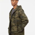 Men's Water-Resistant Hooded Windbreaker