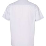 Men's Peached Printed Poplin Short Sleeve Shirt