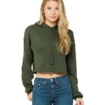 Women's Crop Fleece Hoodie Sweatshirt