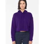 Women's Crop Fleece Hoodie Sweatshirt