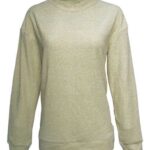 Women's Weekend Terry Mock Neck Pullover