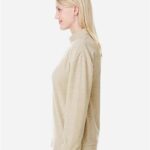Women's Weekend Terry Mock Neck Pullover