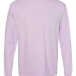 Unisex Garment-Dyed Heavyweight Long Sleeve Pocket T-Shirt