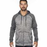 Men's Performance Raglan Full-Zip Sweatshirt