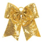 Sequin Cheer Hair Bow