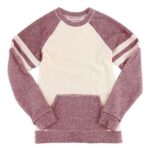 Women's Cozy Contrast Fleece Crewneck Pullover