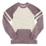 Women's Cozy Contrast Fleece Crewneck Pullover