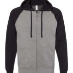 Unisex Special Blend Raglan Full-Zip Hooded Sweatshirt