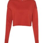 Women's Crop Fleece Crewneck Sweatshirt