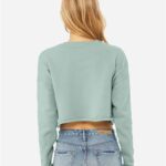 Women's Crop Fleece Crewneck Sweatshirt