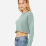 Women's Crop Fleece Crewneck Sweatshirt
